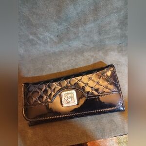 Elegant Black Quilted Women's Clutch